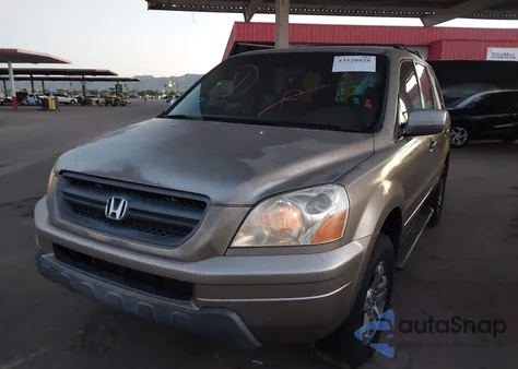 2003 Honda Pilot Ex из США, поврежденный, VIN 2HKYF18423H575609
